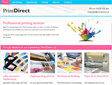 Tablet Screenshot of print-direct.co.uk
